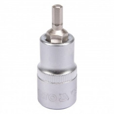 Bit hexagonal Yato YT-04381, 5mm cu adaptor 1/2", 55mm, Cr-V