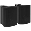 Boxe stereo de perete, interior/exterior, 2 buc. negru, 120 W