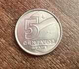 C50 - Moneda foarte veche - Brazilia - 5 centavos - 1989
