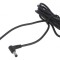 Cablu DC 5,5/2,5 cu mufă &icirc;n unghi negru 1,5m 2x0,5mm2 -20&divide;80&deg;C