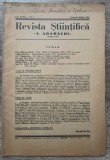 Revista Stiintifica V. Adamachi, ianuarie-martie 1941