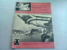 REVISTA SPORT SI TEHNICA NR.11/1970 foto