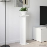 vidaXL Suport pentru plante Alb 25 x 25,5 x 100,5 cm Lemn prelucrat 899626