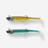 Set năluci shad texan anșoa ANCHO 90 12g albastru/ayu pescuit marin, Caperlan