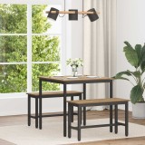 vidaXL Mese de sufragerie 80 x 80 x 75 cm METAL 892631