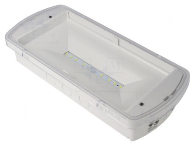 Lampă de urgență LED albă SafeLite IP42 foto