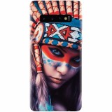 Husa silicon pentru Samsung Galaxy S10, Attractive Girl Model