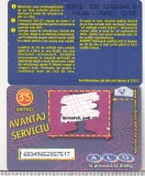 bnk card Romania - Alo Mobil Rom - 35 unitati 12/02 - RO-DIA-ALO-0043E