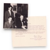 Mihail Sadoveanu, Valeriu R&acirc;peanu și I. D. Bălan + referință semnată olograf de Mihail Sadoveanu