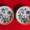 2 BOLURI DIN PORTELAN FIN- ZWIEBELMUSTER- MARCAJ ORIGINAL BOHEMIA D16CM