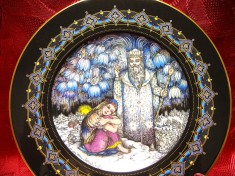 FARFURIE DECORATIVA PORTELAN VILLEROY&amp;BOCH POVESTI RUSESTI MOROZKO 21.5 CM