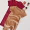 Set de 2 salopetele cu maneca scurta din bumbac organic si modal - Rosu/ Maro BabyCosy (Marime: 0-3 Luni)