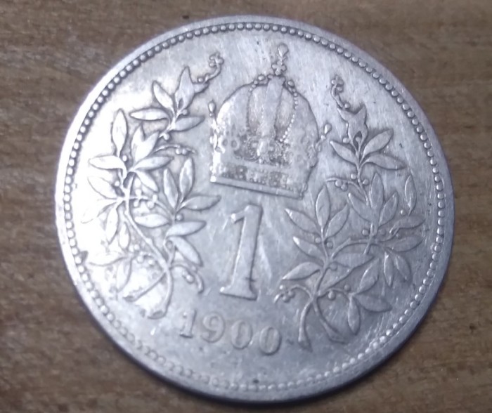AUT AustroUngaria argint Austria 1 korona 1901
