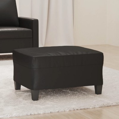 vidaXL Taburet, negru, 70x55x41 cm, piele ecologică 349355 foto