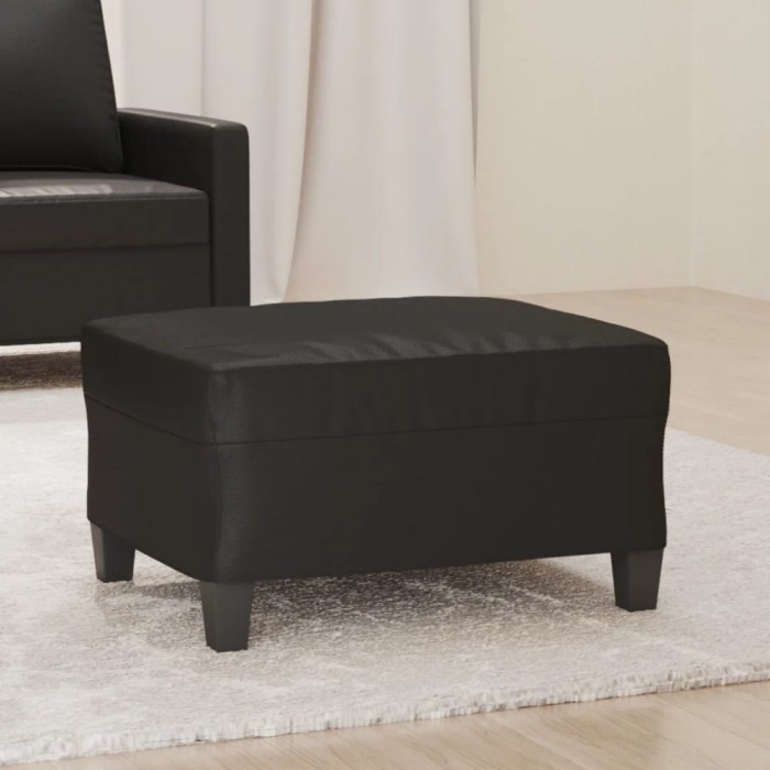 vidaXL Taburet, negru, 70x55x41 cm, piele ecologică 349355