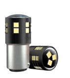 Set 2 Becuri LED Auto Xentech Light M1 P21W/5W, W21W/5W 15 SMD 3030 CANBUS 6000K Alb