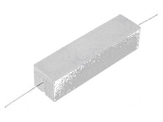 Rezistor bobinat ciment THT 1&Omega; 30W &plusmn;5% 19x17x75mm