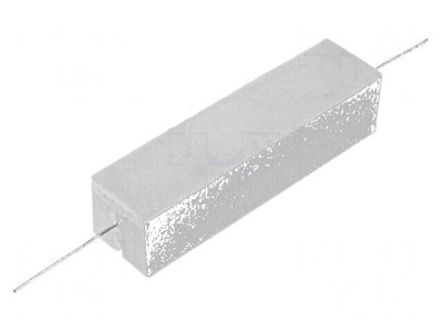 Rezistor bobinat ciment THT 1&amp;Omega; 30W &amp;plusmn;5% 19x17x75mm foto