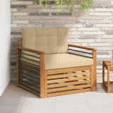 vidaXL Set de canapele de exterior Lemn de acacia solid și poliester 3436408