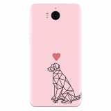 Husa silicon pentru Huawei Y5 2017, Love Dog