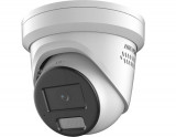 Camera supraveghere IP ColorVu Dome 4 Megapixeli Lentila 4mm Lumina Alba 30m Hikvision DS-2CD2347G2LSUSL4 SafetyGuard Surveillance