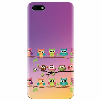 Husa silicon pentru Huawei Y5 2018, Owls foto