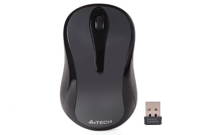 MOUSE A4tech, PC sau NB, wireless, 2.4GHz, optic, 1000 dpi, butoane/scroll 3/1, , gri, &amp;quot;G3-280A-GG&amp;quot; (timbru verde 0.18 lei) foto