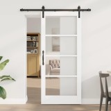 Ușă glisantă cu set de accesorii &#039;ORKDAL&#039;Alb 86x198.5 cm
