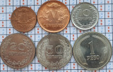 set 6 monede Columbia 1, 5, 10, 20, 50 centavos 1 peso 1960 - 1980 UNC - A024