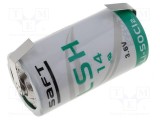 Baterie litiu C 3,6V 5800mAh SAFT urechi pentru lipire &Oslash;26x50mm