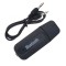 Adaptor Receptor Audio USB cu Bluetooth Techstar? A2DP, Jack 3.5mm, Transmitator AUX, Negru