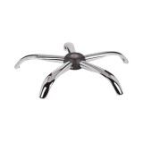 Baza Scaun Birou Metalica Argintie 60cm, Piese Schimb Scaune Directoriale, Suport 120kg, Durabila, Universal