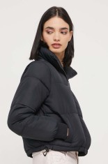 Hollister Co. geaca femei, culoarea negru, de iarna