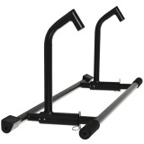 Bara Tractiuni Usa Otel Negru 110kg, Fitness, Montare Rapida, Pliabila, Dimensiuni 72-92cm