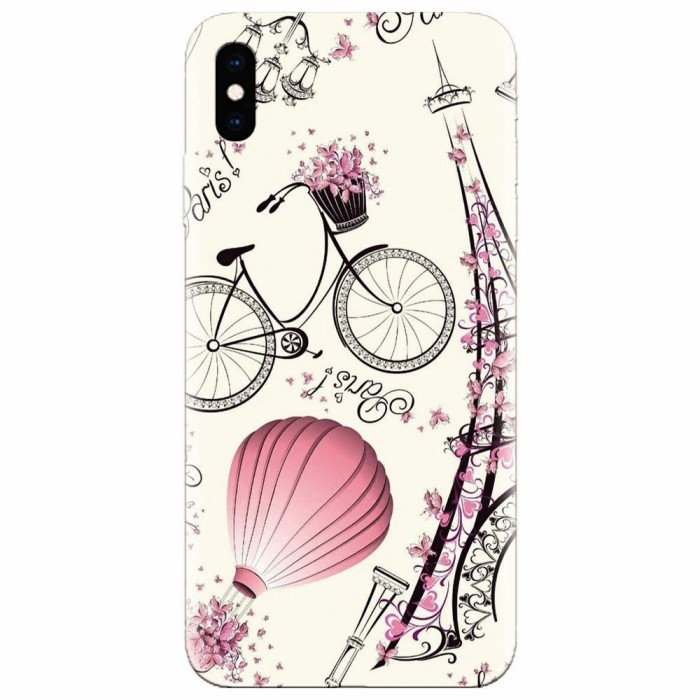 Husa silicon pentru Apple Iphone XS, Paris Husa silicon pentru Apple Iphone XS, Paris