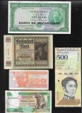 Set 5 bancnote de prin lume adunate (cele din imagini) #424, Africa