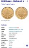 MONEDA AUR 22K - 100 KURUS - Pandantiv - 1909 - 7.5g - 695 lei/gr. !, Asia