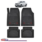 Covorase Auto TeamCar&reg;Tip Tavita Compatibile SsangYong Musso Generatia Q200 (2018&ndash;2025) Negru Material Rezistent, Cauciuc