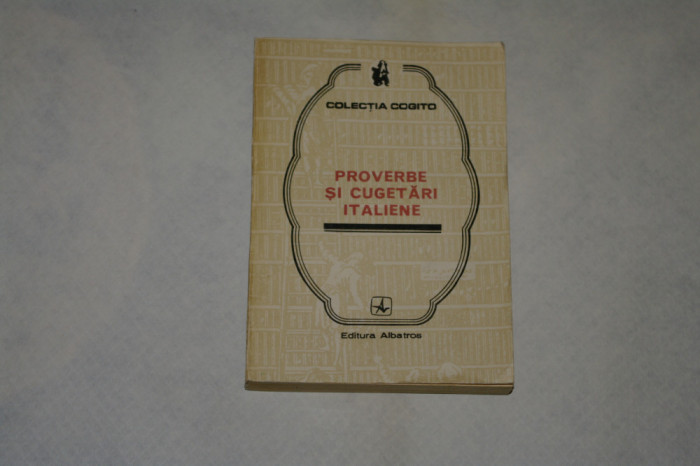 Proverbe si cugetari italiene - 1982