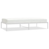 Cumpara ieftin Cadru pat metalic, alb, 100x190 cm
