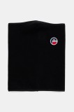 Fusalp fular impletit Tour De Cou culoarea negru, uni, A3736