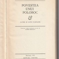 SWIFT - POVESTEA UNUI POLOBOC (SATIRE SI ALTE PAMFLETE) (TRADUCERE A. BREZIANU)