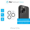 FixPremium Glass - Sticlă &icirc;nt&acirc;rită pentru camera din spate iPhone 12 Pro