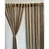 Cumpara ieftin Perdea franjuri maro,ivoire, cream, COL6