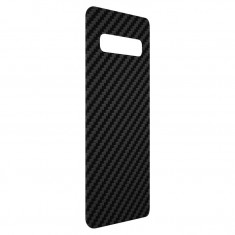 Skin Samsung Galaxy S10 Plus, ZAGG InvisibleShield Carbon Feel, 3M, Black foto