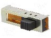 Intrerupator glisant, 5 pozitii, {{Configura&amp;#355;ie pini}}, ON-ON-ON-ON-ON, KNITTER-SWITCH - MFP 2520