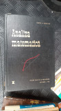 ANALIZA MATEMATICA - Marcel N. Rosculet (volumul I + II)