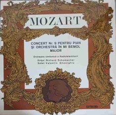 Disc vinil, LP. CONCERT NR.9 PENTRU PIAN SI ORCHESTRA IN MI BEMOL MAJOR-MOZART, ORCHESTRA SIMFONICA A RADIO-286101