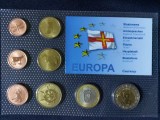 Set Euro - Probe - Guernsey 2007, 8 monede