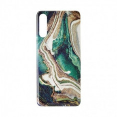 Husa From Space pentru Samsung Galaxy S10 Plus, TPU+Acryl, Model Smarald foto